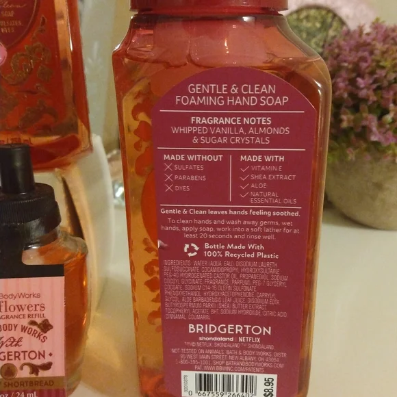 Limited Edition BBW Bridgerton Danbury Shortbread 10 PC Hand Soap Wallflower Lot - Picture 2 of 3